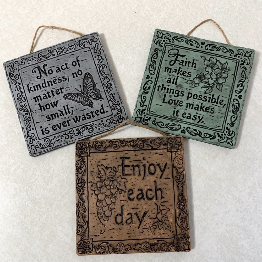 Inspirational Ceramic Plaques